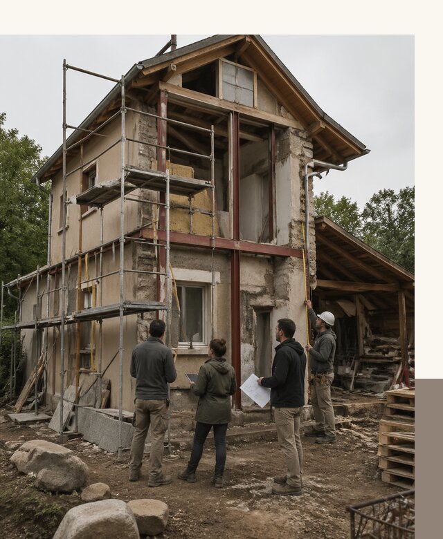 Реконструкция загородного дома под ключ в Пыти-Яхах от бюро