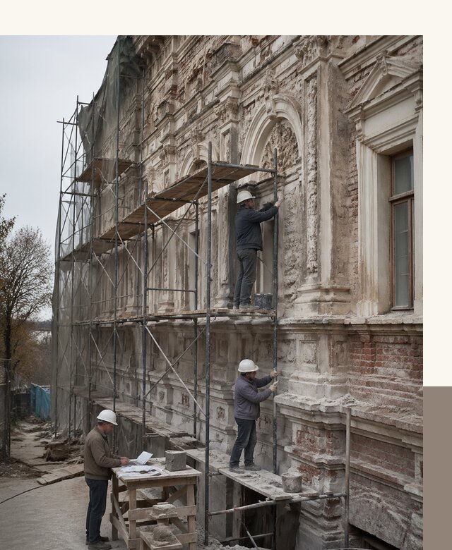 Реставрация объектов культурного наследия под ключ в Пыти-Яхах